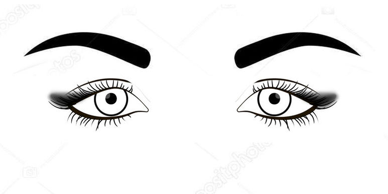 Какая часть стрелки видна глазу. Стрелки разные виды для глаз необычные.
