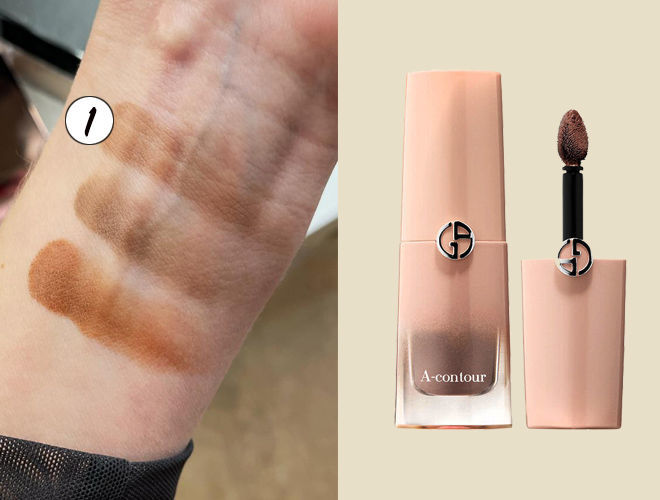 Кремовый скульптор. Giorgio Armani a-Contour 20. Контуринг Армани. Giorgio Armani a Contour. Армани контуринг 20 и 21.