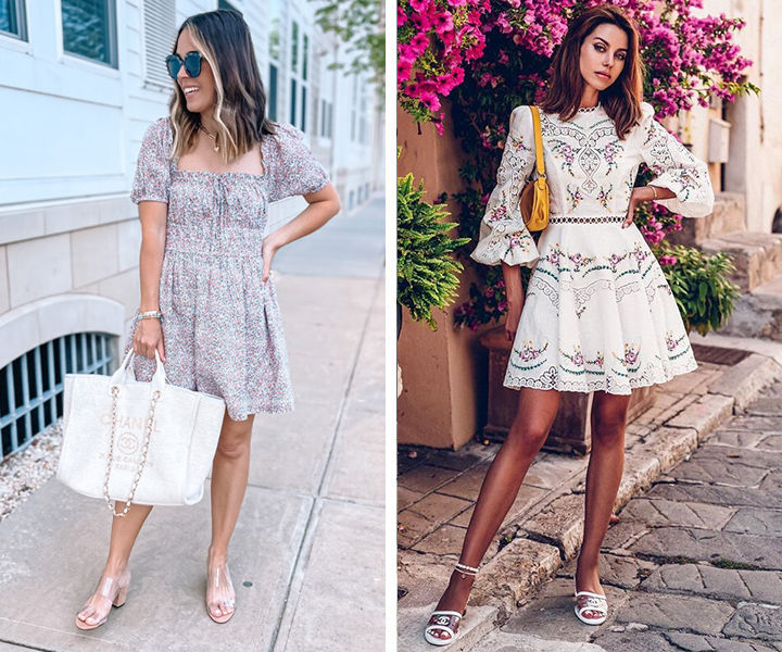 Платье в цветочек