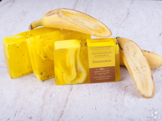 Мыло ручной работы "Банановое" 100 г