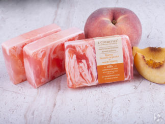 Мыло ручной работы L`Cosmetics Цветы белого персика и масло манго, 100 гр