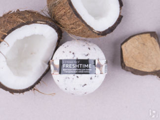 L’C Fresh Time Фруктовая бомбочка для ванны с натуральным соком кокоса
