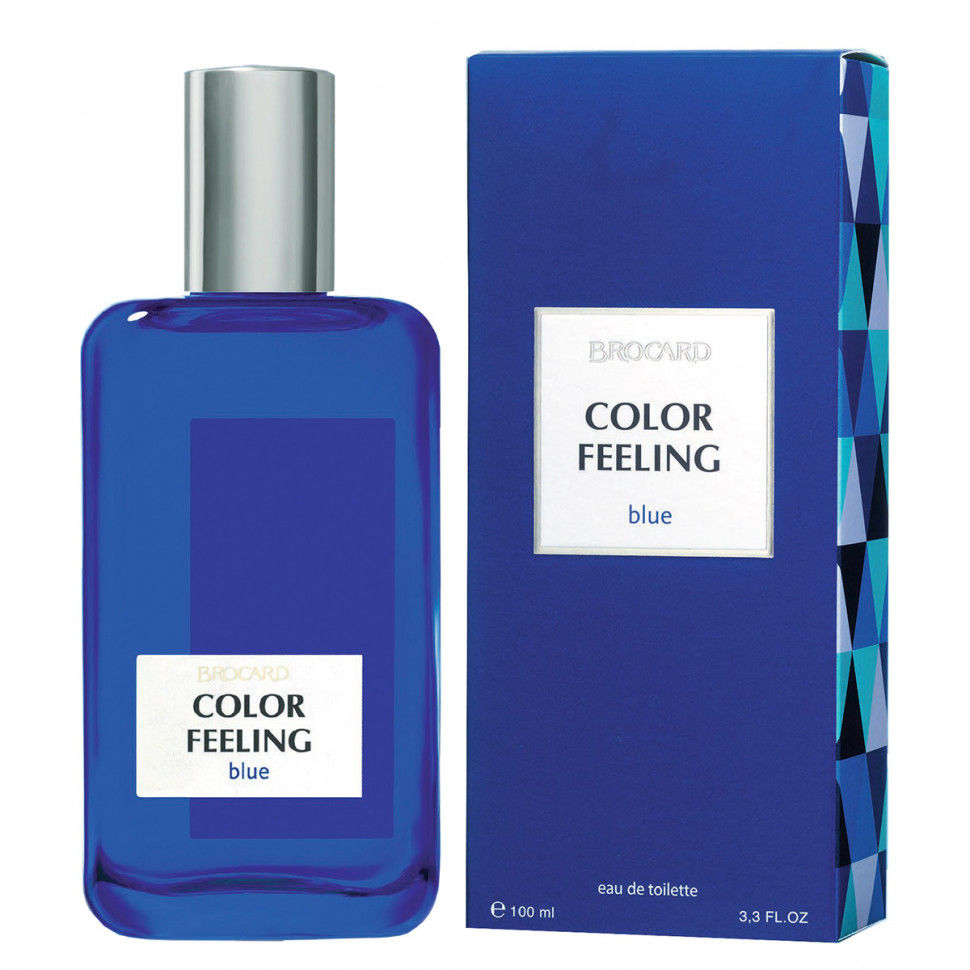 Мужская туалетная вода Color Feeling Brocard Blue фото 1