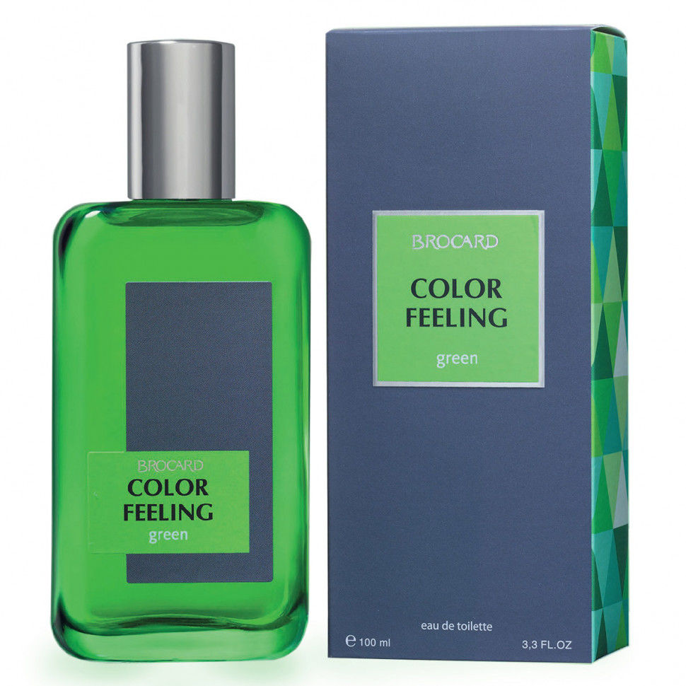 Мужская туалетная вода Color Feeling Brocard Green фото 1