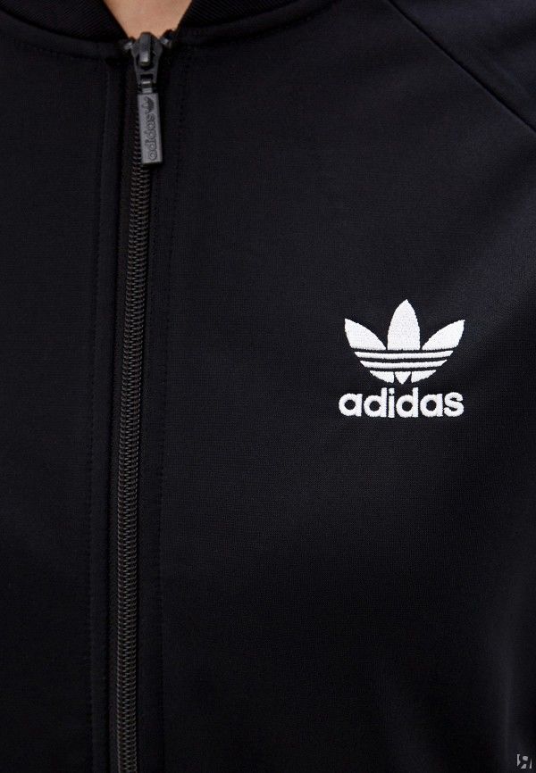 SST adidas женская черная олимпийка