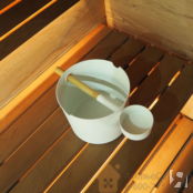 Бадья и черпак для сауны KOLO W Sauna (белый, арт. 29001)