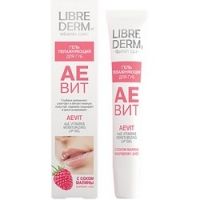 Librederm Aevit Vitamin Care Lip Gel - Гель увлажняющий для губ с соком мал