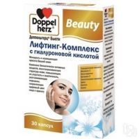 Doppelherz Beauty - Лифтинг-комплекс с гиалуроновой кислотой в капсулах, 30