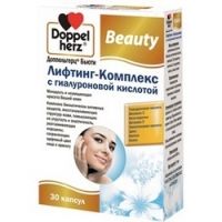 Doppelherz Beauty - Лифтинг-комплекс с гиалуроновой кислотой в капсулах, 30
