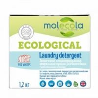 Molecola - Стиральный порошок для белого белья с растительными энзимами, эк