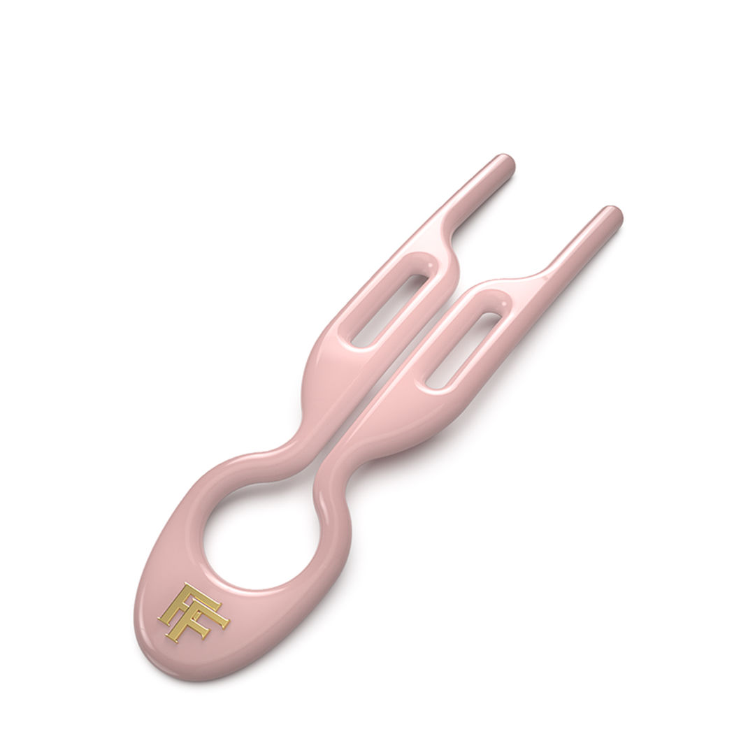 Набор заколок №1 Hairpin, цвет пудрово-розовый 3 шт
