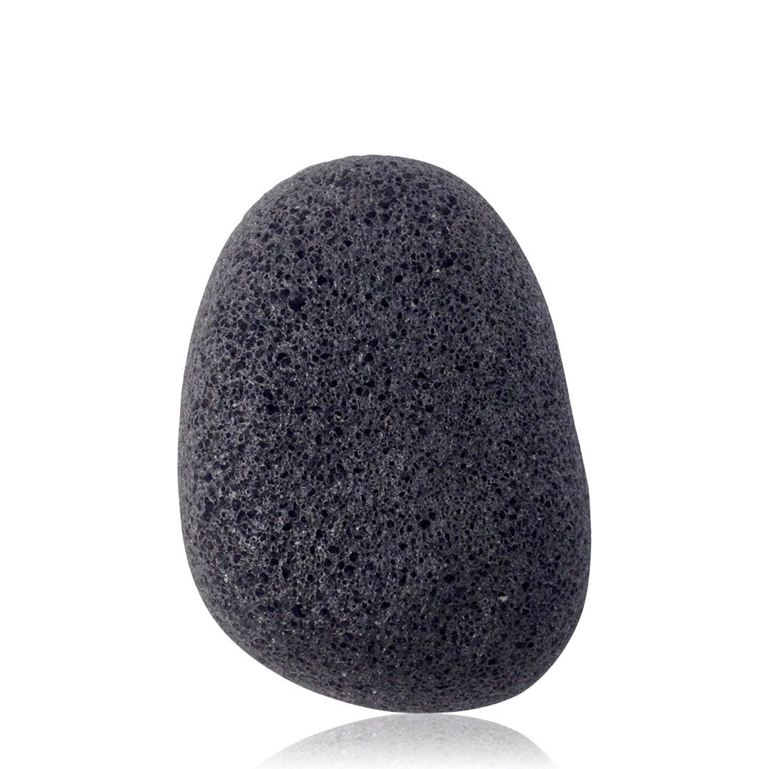 Спонж конняку с углем Daily Konjac Sponge Charcoal 1 шт DAILYC17 фото 1