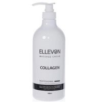 Ellevon Massage Collagen Cream - Крем массажный с коллагеном, с дозатором ЭХ9907896 фото 1