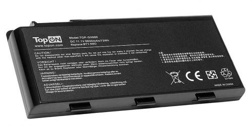 Аккумулятор для ноутбука MSI TopOn TOP-GX660 Erazer X6811, GX680, GX780, GT