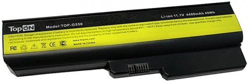 Аккумулятор для ноутбука Lenovo TopOn TOP-G550 для моделей IdeaPad B460, G4