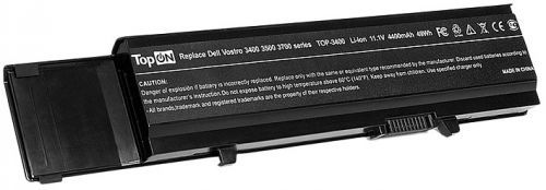 Аккумулятор для ноутбука Dell TopOn TOP-3400 для моделей Vostro 3400, 3500,